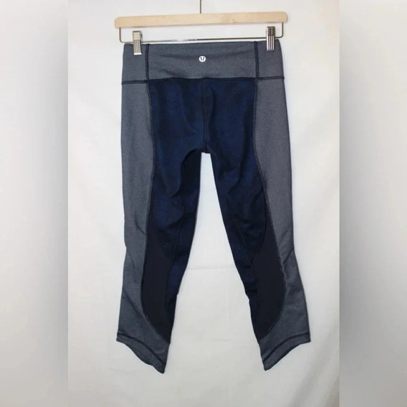 Women’s Lululemon Wunder Under Crop Sashiko Size 4 - Picture 5 of 9